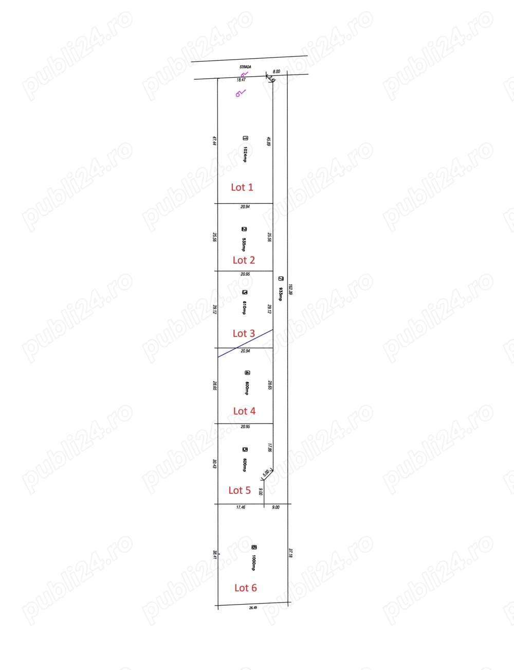 Snagov, Vladiceasca, Intravilan, zona de vile noi