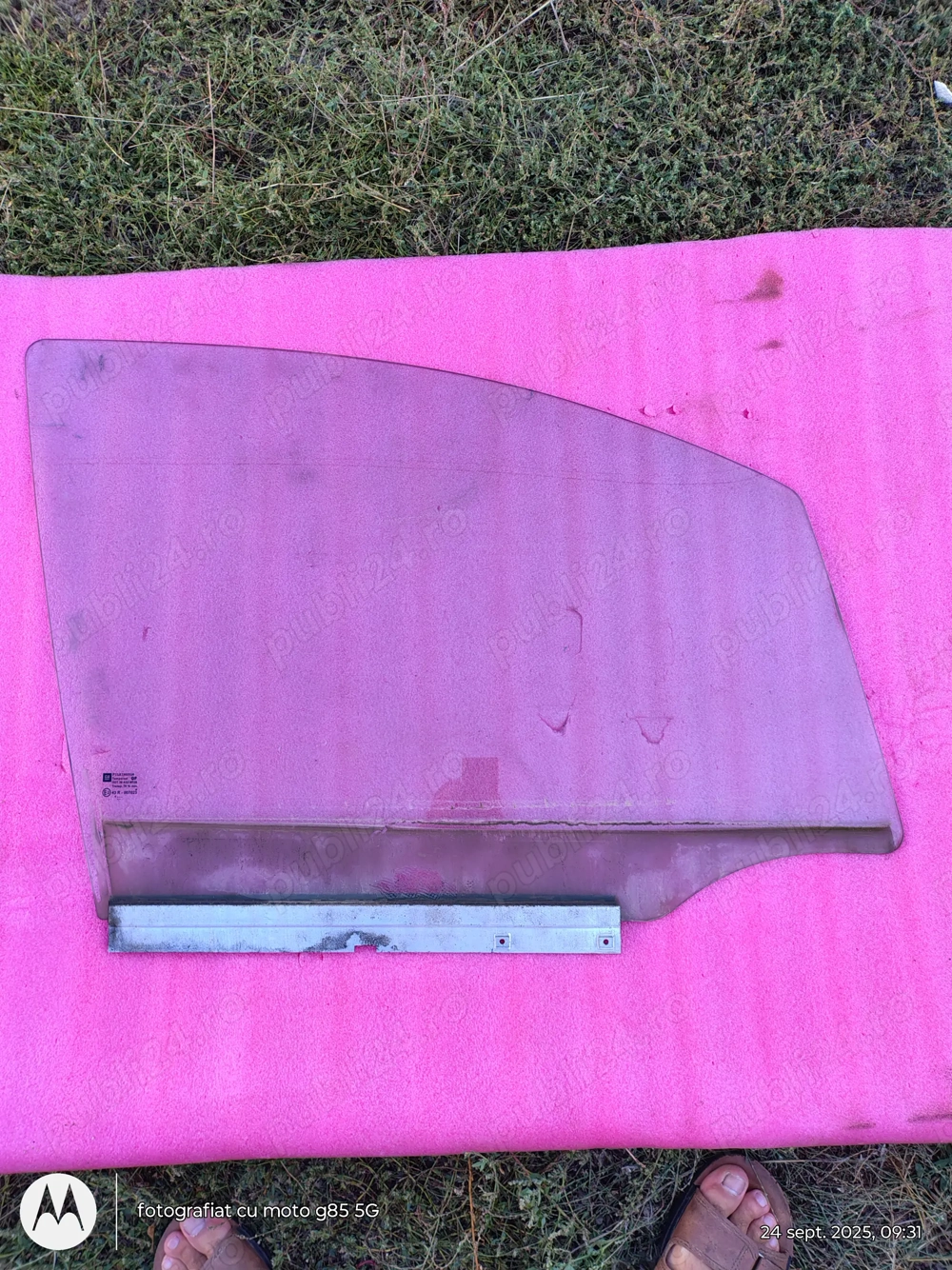 Geam portiera dreapta fata Opel Zafira ( 1998-2005 )