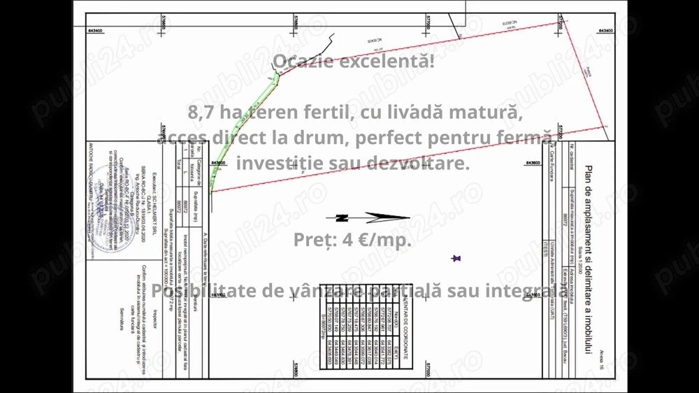 Vand teren extravilan - livada