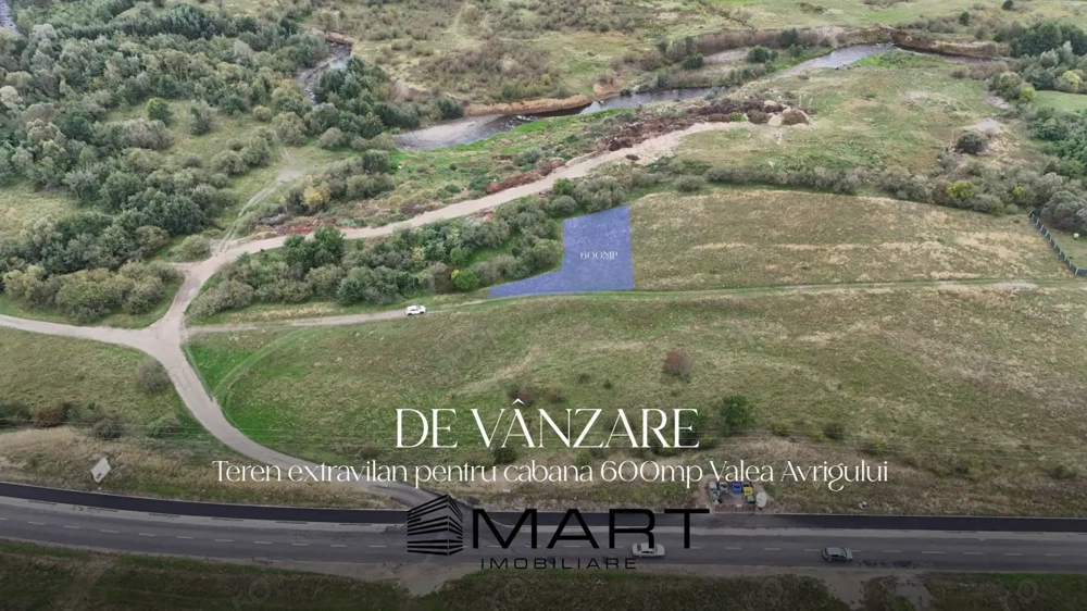Teren 600mp pe Valea Avrigului