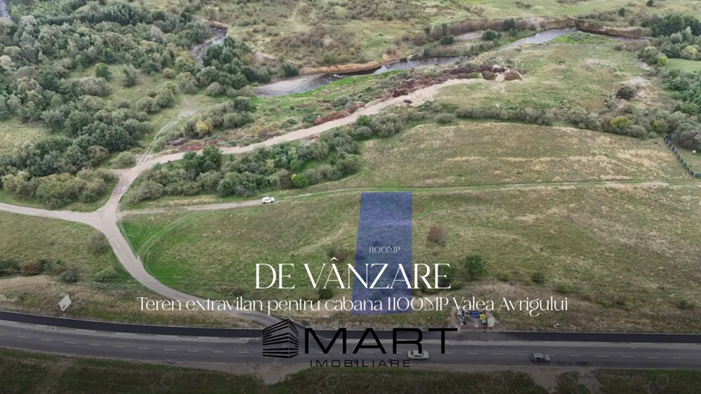 Teren 1100mp pe Valea Avrigului