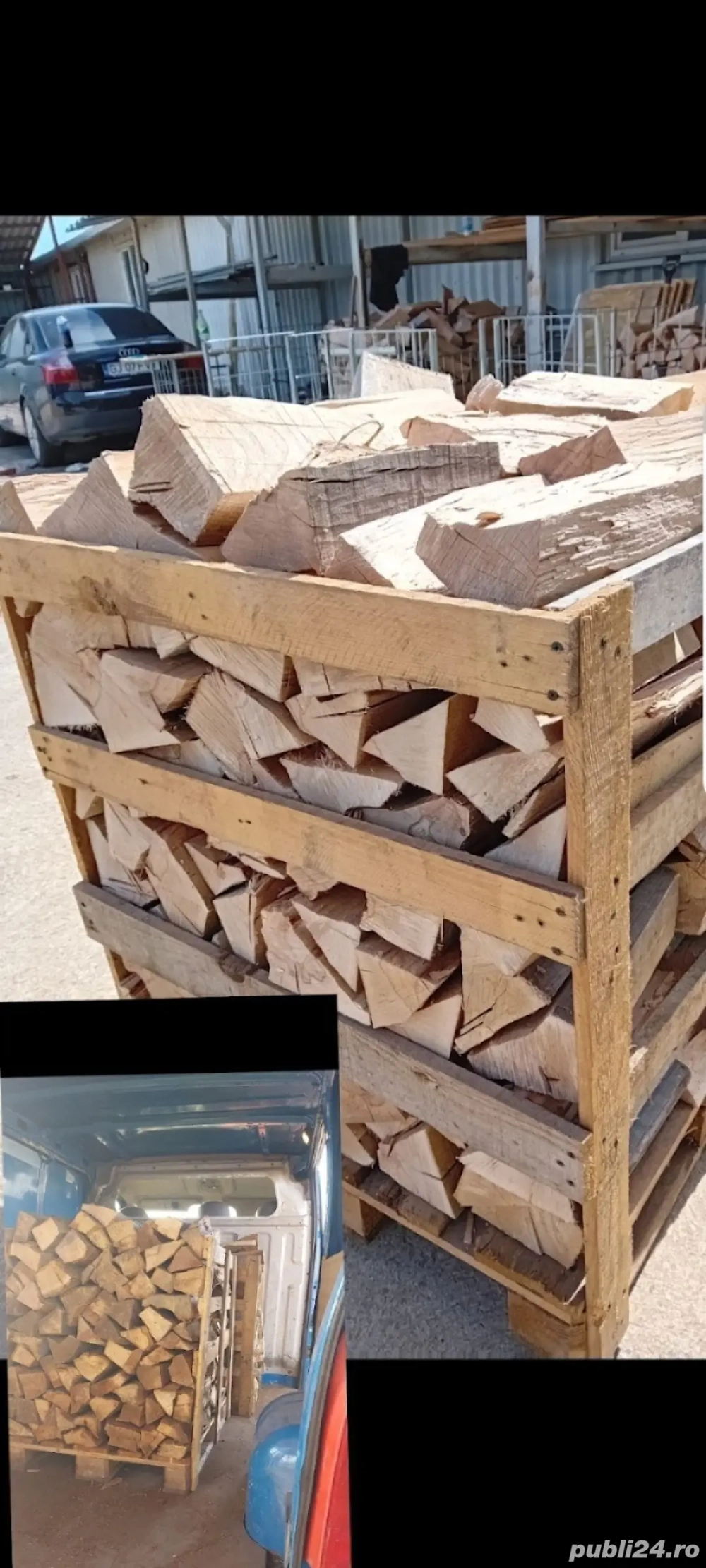 Vînd Lemne de foc USCATE Stejar Fag Paletat 