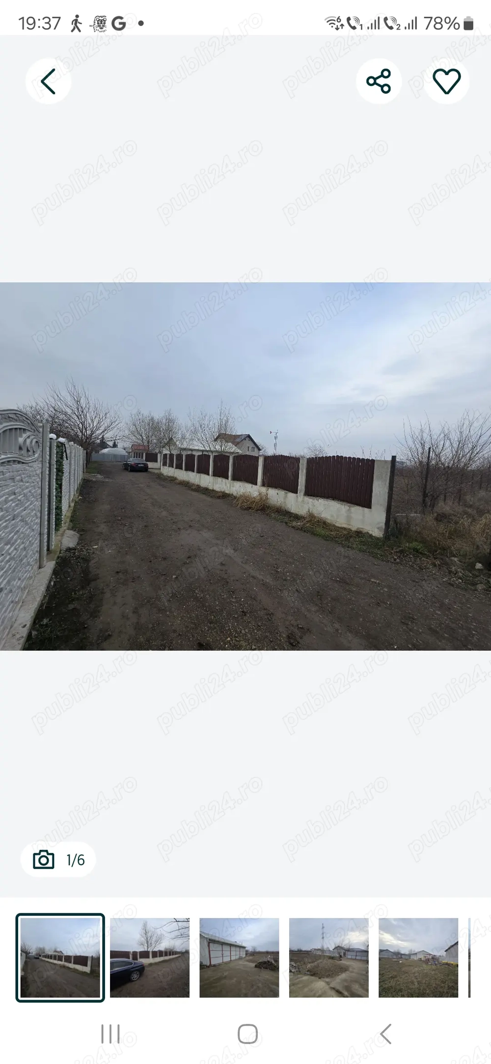 Teren intravilan 2100mp + hala 100mp Satul Costi