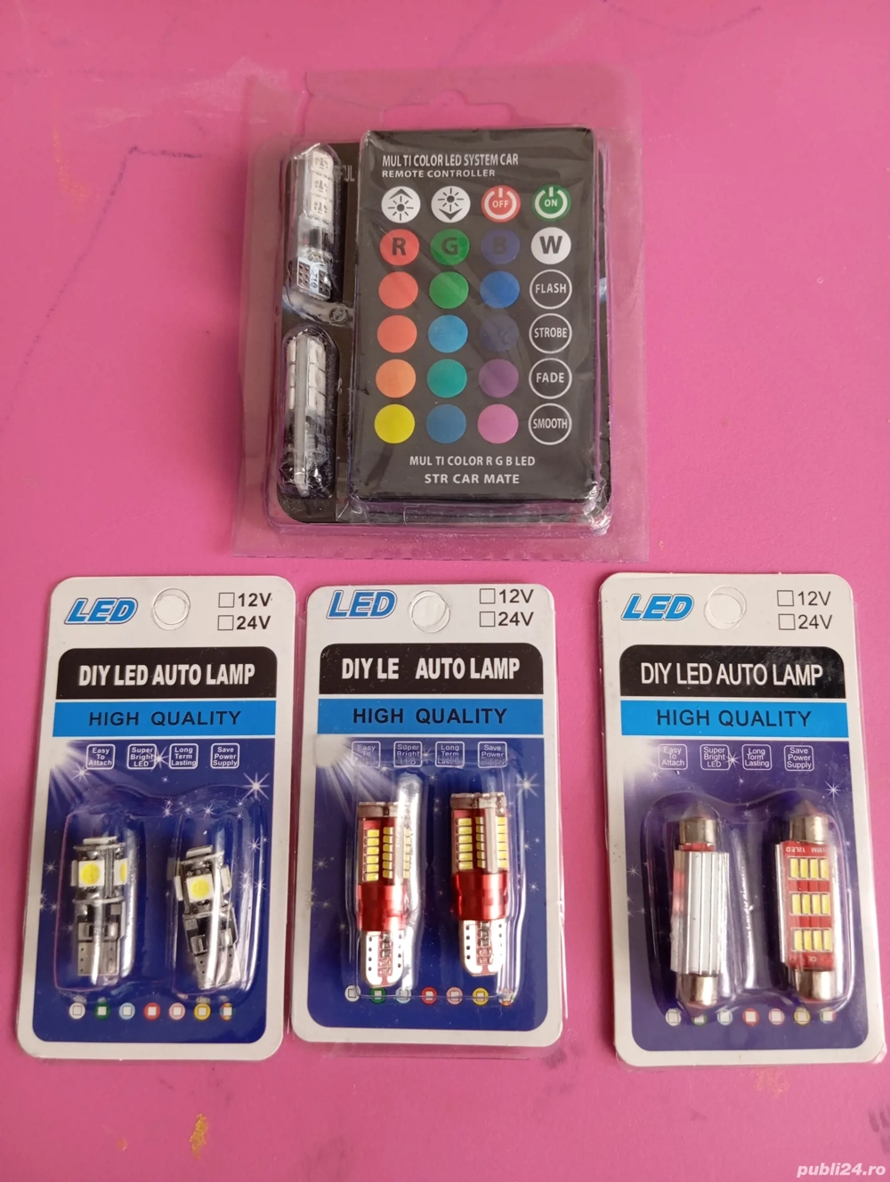 Becuri Led Auto 12V 