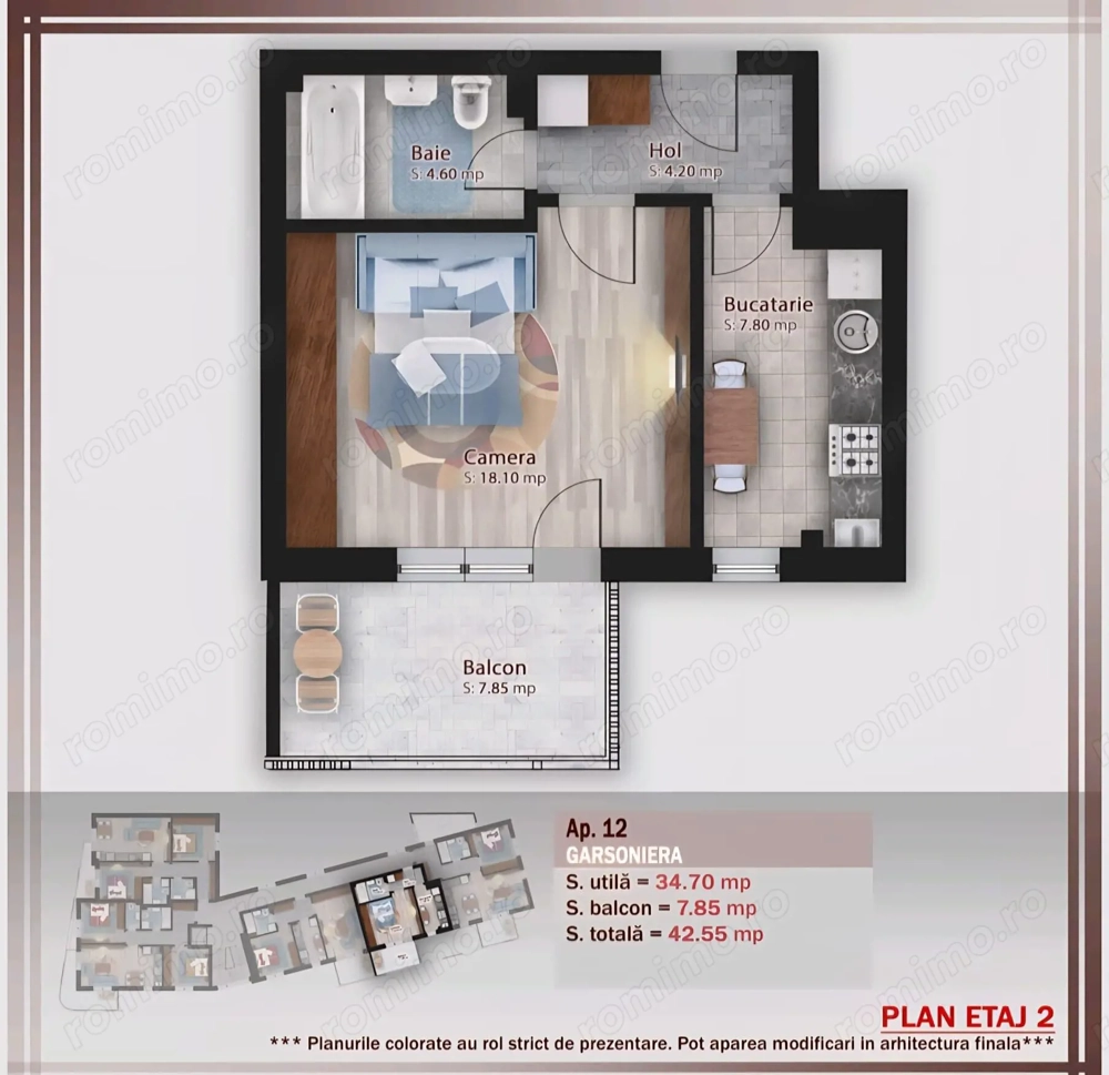 Stefan cel Mare Vanzare Garsoniera Direct Dezvoltator Premium Plaza