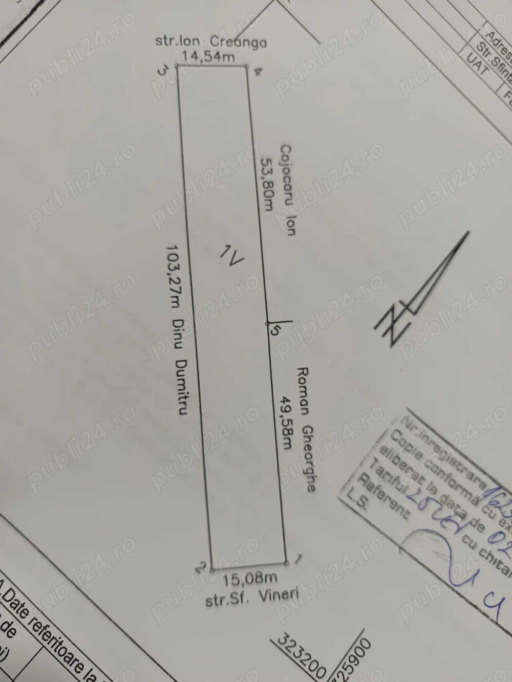 Vând teren sat Fetesti