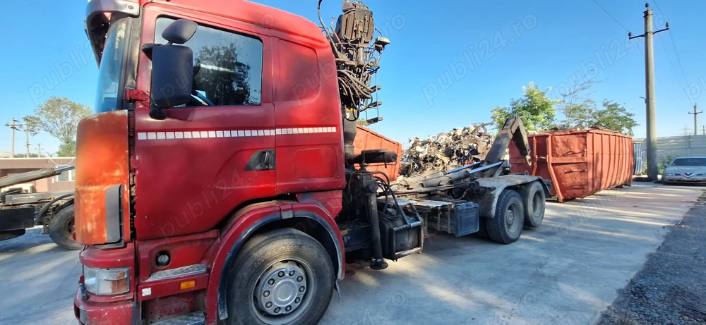 Camion Scania cu Macara