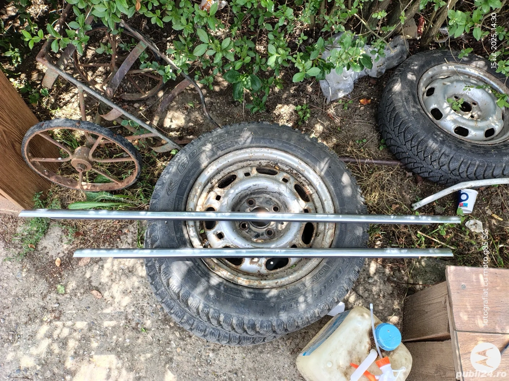 Perie geam exterior crom Volkswagen Passat b6 variant stânga față/spate