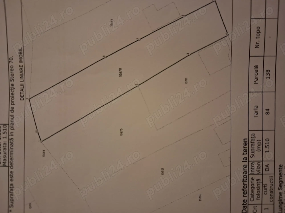 Teren intravilan comuna Brazi, Sat Camine