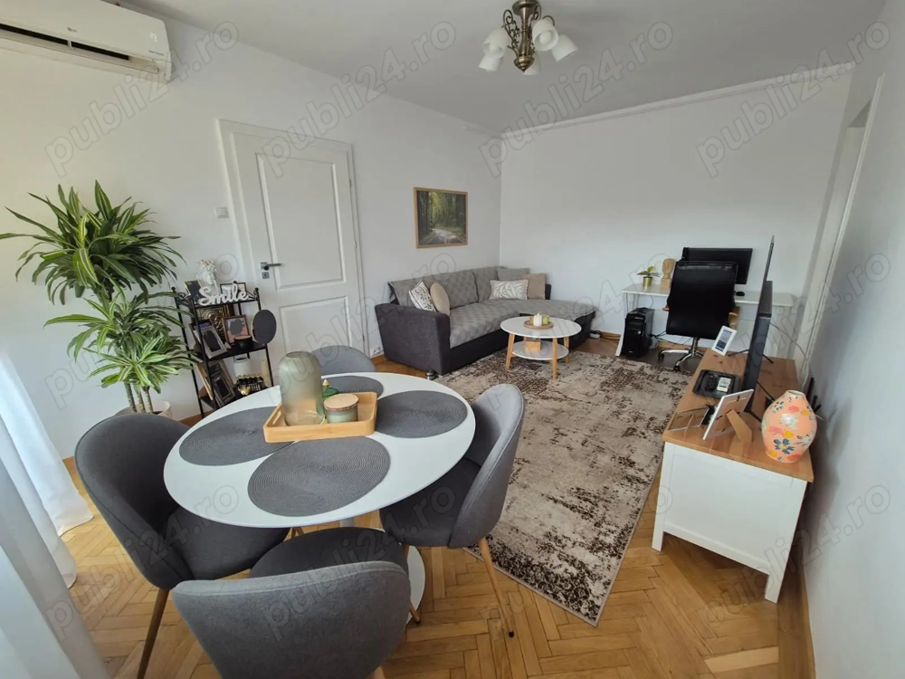 Apartament 2 camere-ion mihalache-1 mai-domenii-renovat+utilat+mobilat-59 mp
