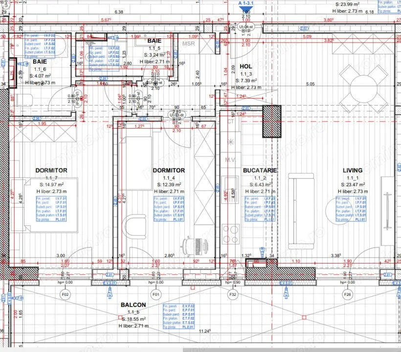 Apartament cu 3 camere, 90 mp, zona Garii