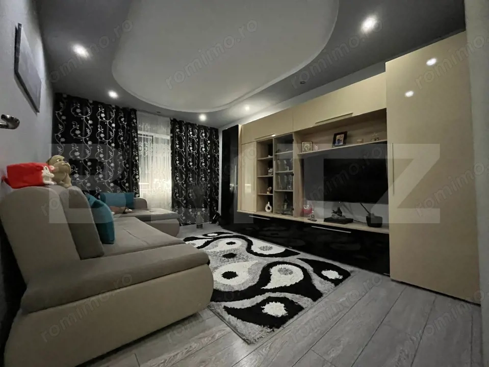  Apartament 2 camere, 40 mp utili, etaj 4 – zona M9, izolat complet