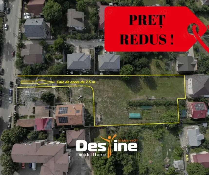 Teren Intravilan - ocazie rară 3315 mp toate utilitățile la asfalt Tudor Neculai