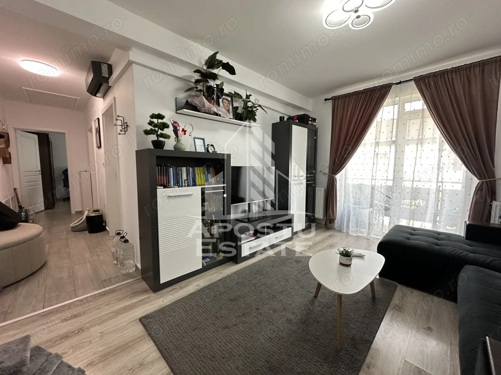 Apartament cu 2 camere decomandat mobilat si utilat in Giroc la asfalt