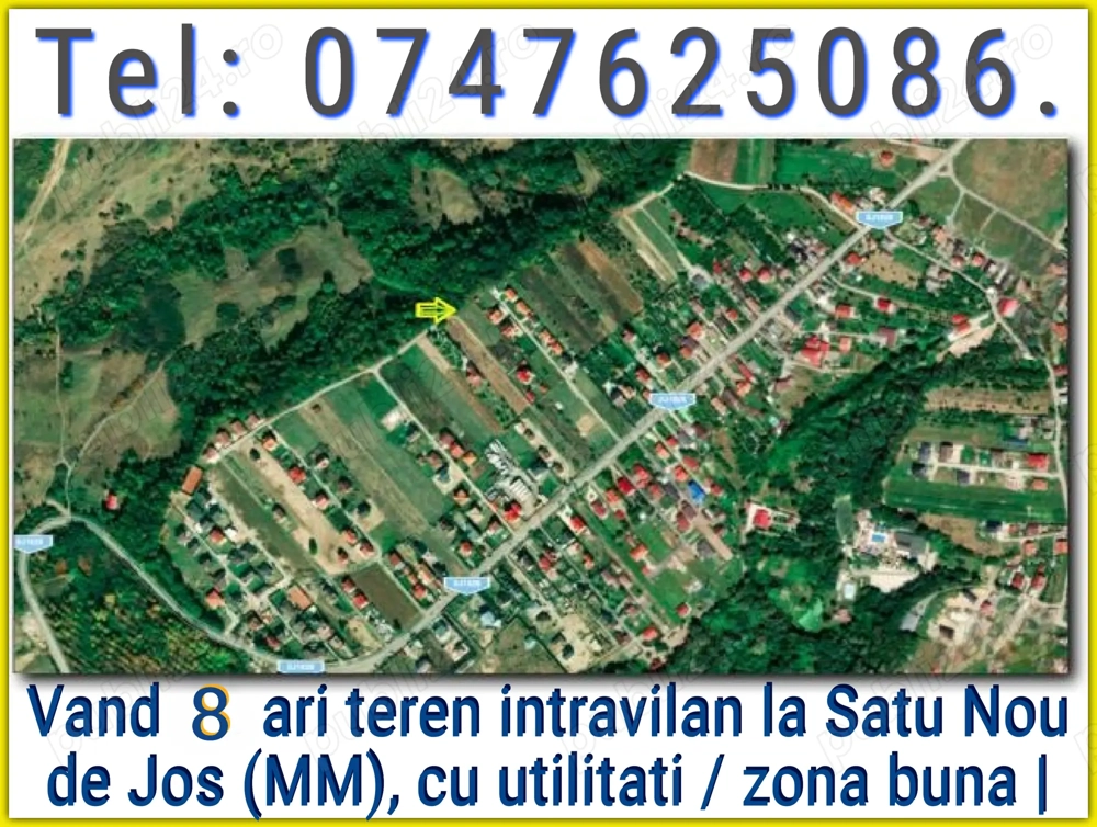 Vând teren rezidential Satu Nou de Jos (MM) Vând teren rezidential Satu Nou de Jos (MM)