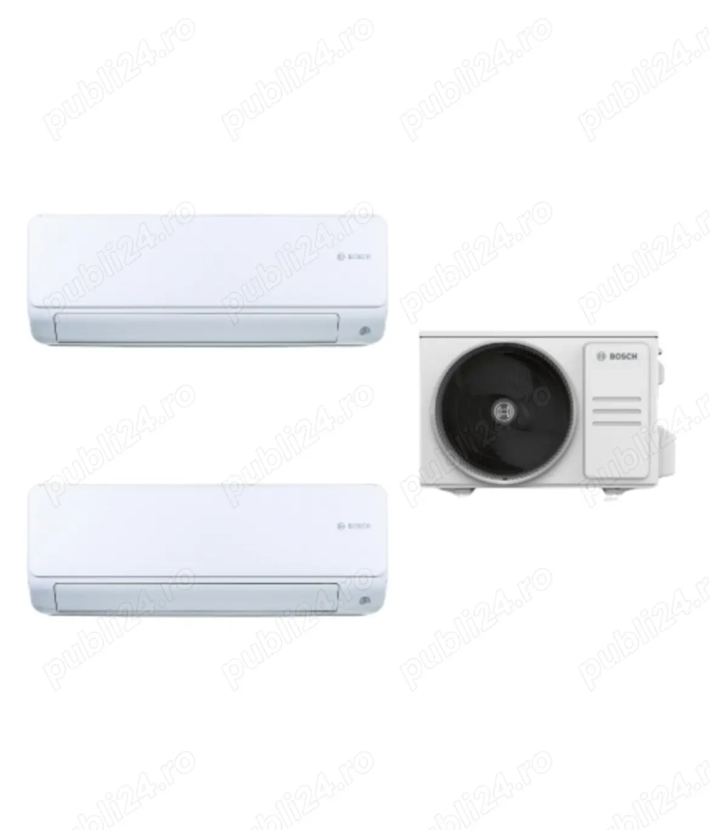 Vând climă multi-split BOSCH Climate 6000i cu două unități 1x 12.000 BTU și 1x 9.000 BTU. 