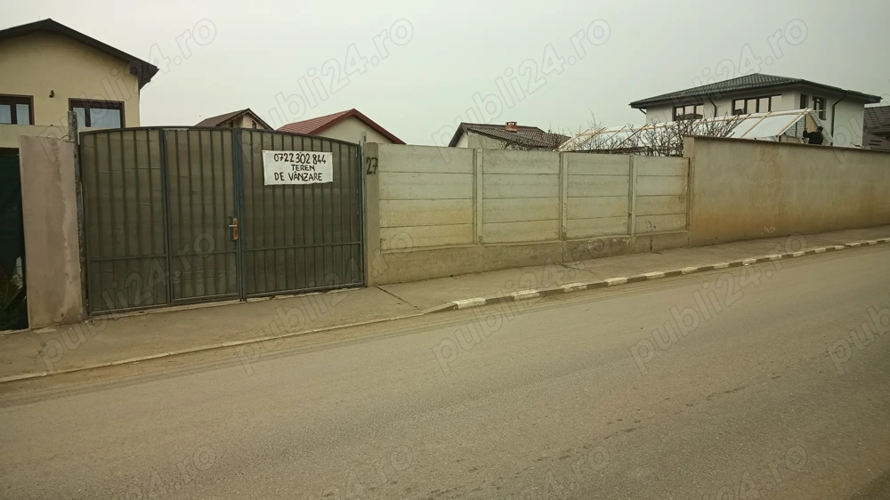 Pantelimon,  Teren intravilan,bransat la  utilitati,asfalt