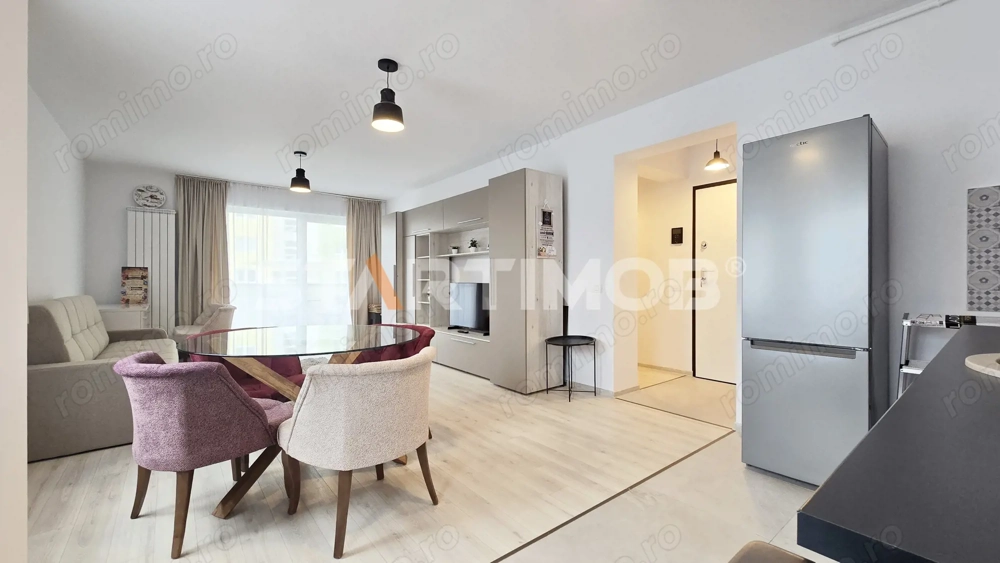 Apartament mobilat zona Coresi cu parcare