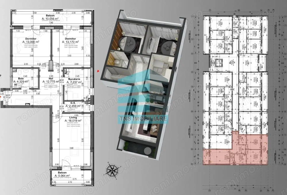 Apartament 3 Camere, Stil Boutique, Pallady – Nicolae Teclu