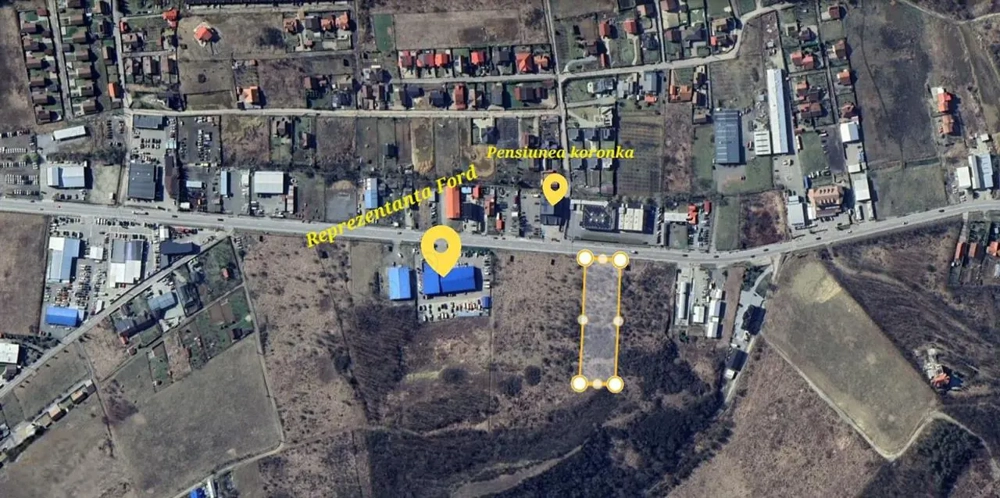 Oportunitate! Teren intravilan 4.500 mp, vizibilitate excelenta DN13, Corunca