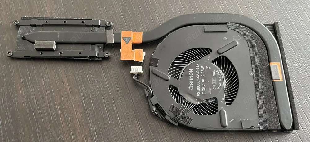 Componente laptop Lenovo T480 (heatsink, difuzoare, baterie BIOS)