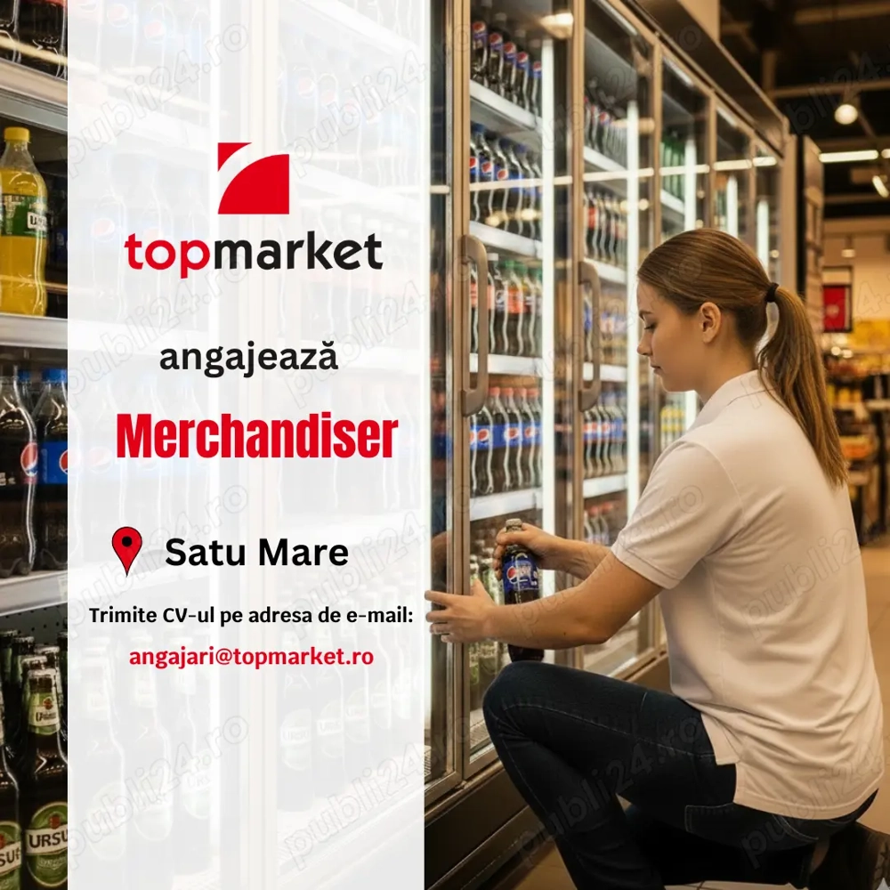 Angajăm Merchandiser în Satu Mare