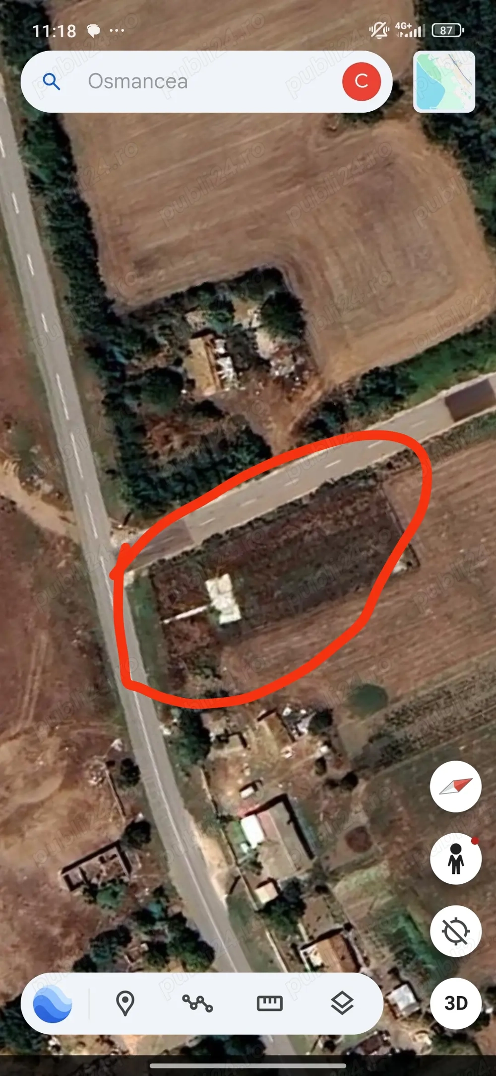 Se vinde lot 1000 mp intravilan  Se vinde lot 1000 mp intravilan