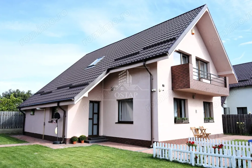 Calea Romanului-vilă P+M-teren 500 mp-mobilată și utilată complet