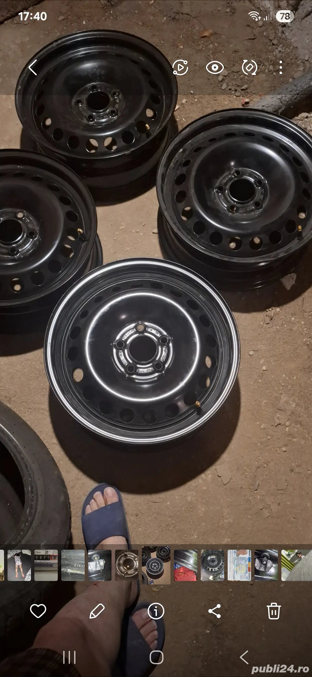 jenți tablă 5×108×16