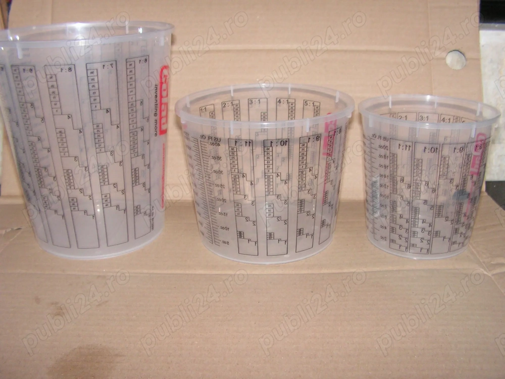 Cani gradate mixare vopsea