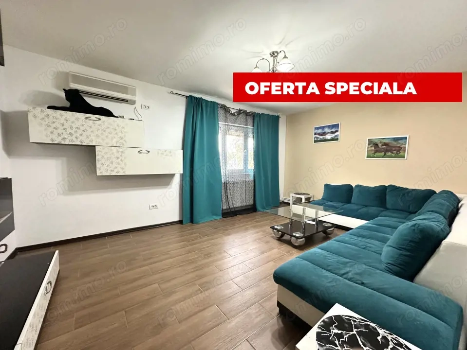 Apartament 2 camere, parter inalt -  zona Torontalului