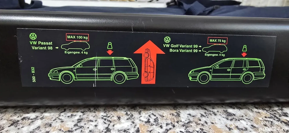 Bare transversale VW Bora,Passat,Golf4 Variant