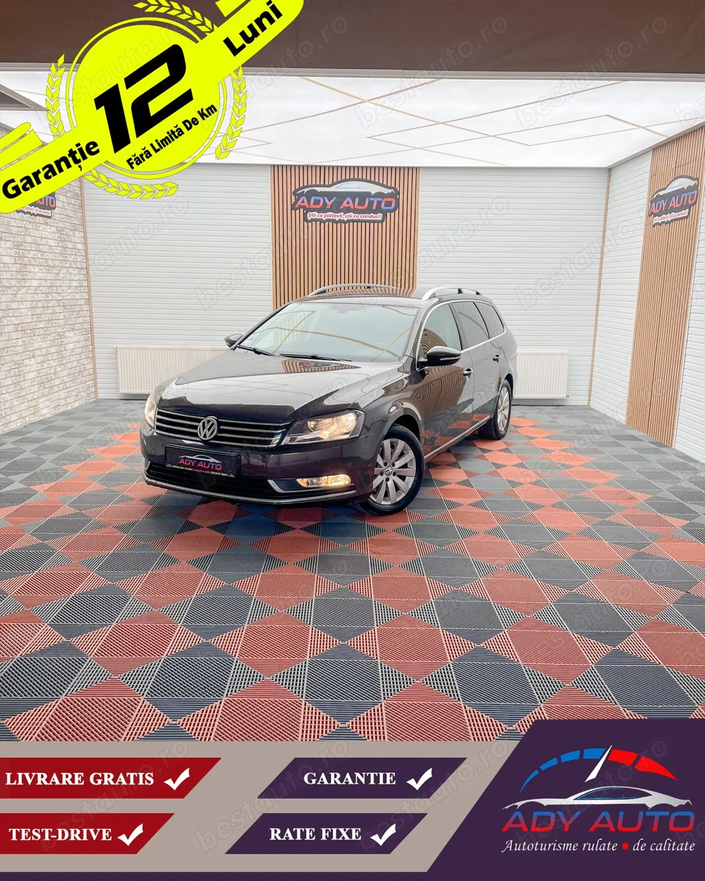 VW PASSAT B7 AUTOMAT, Euro5, 2.0TDI, Livrare gratuita in toata tara, Garantie 12 luni, Buy-back