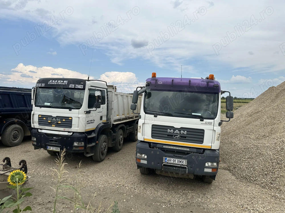Vând două 8x4 man tga 