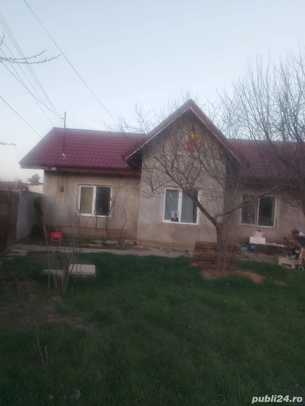 Casa cu grădină mare de închiriat 