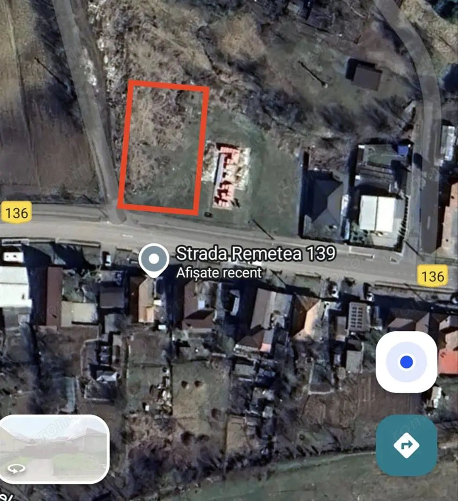 Teren intravilan Targu Mures str Remetea 600mp