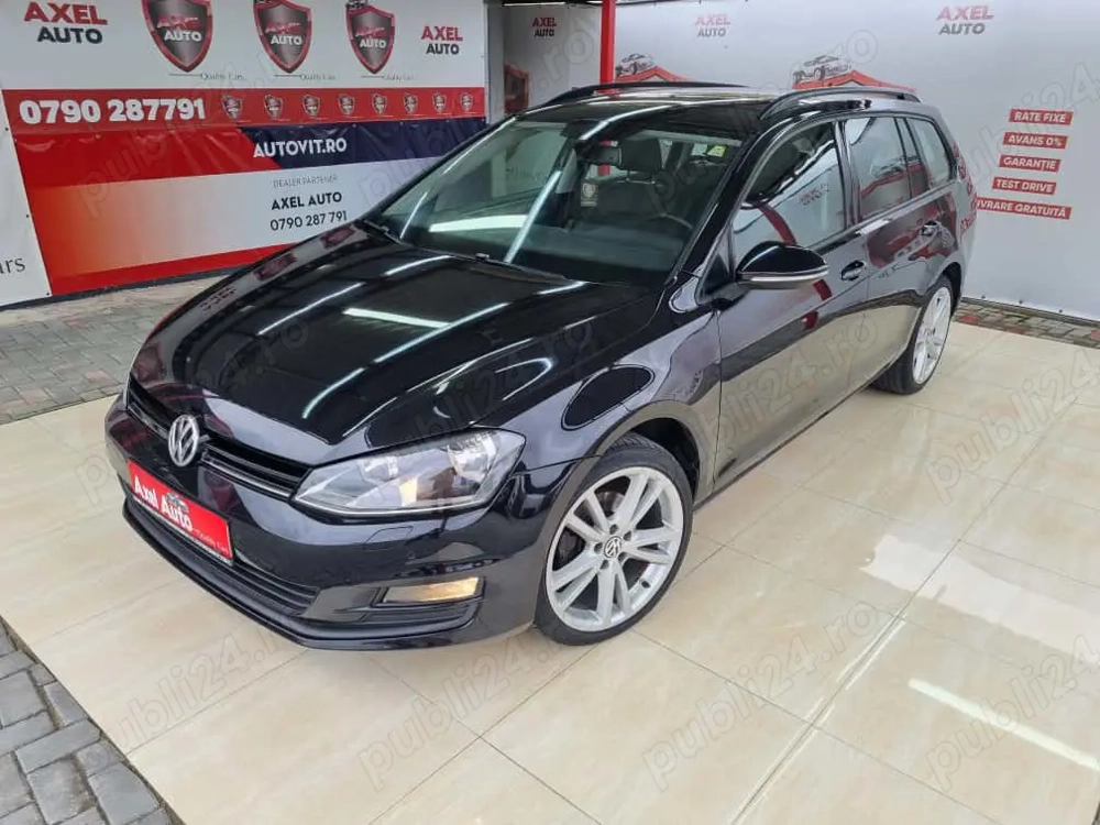 Vw Golf 7, An 2014 09, Motor 1.6TDI, Euro 6, 110CP, Rate Fixe, Avans 0% Livrare Gratuita