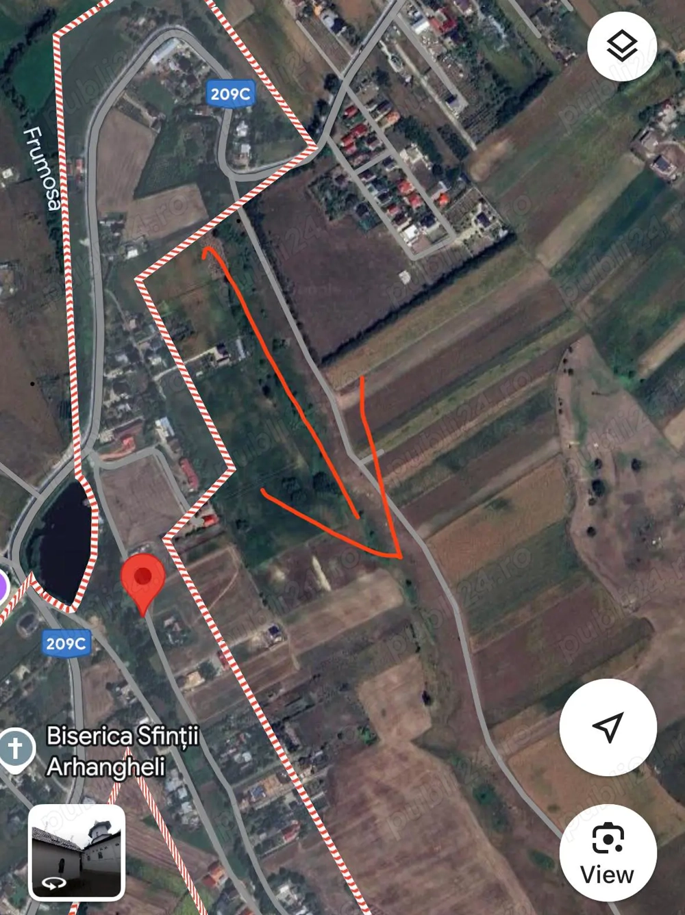 vand teren Frumoasa-Suceava