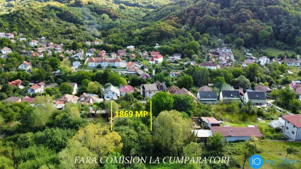 TEREN 1869 MP, CADRU NATURAL SUPERB, TOATE UTILITATILE