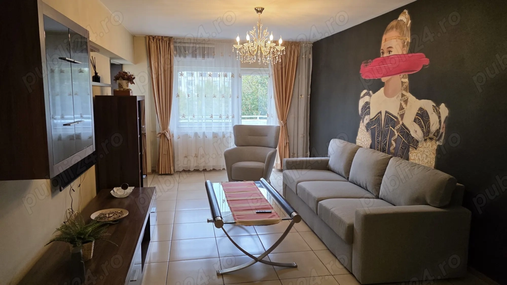 Inchiriez apartament 2 camere decomandate , B-dul Unirii 76 (zona P-ta Alba Iulia )  