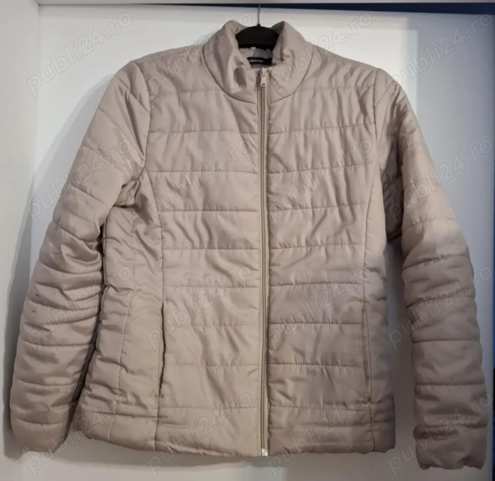 Geaca crem dama marime L