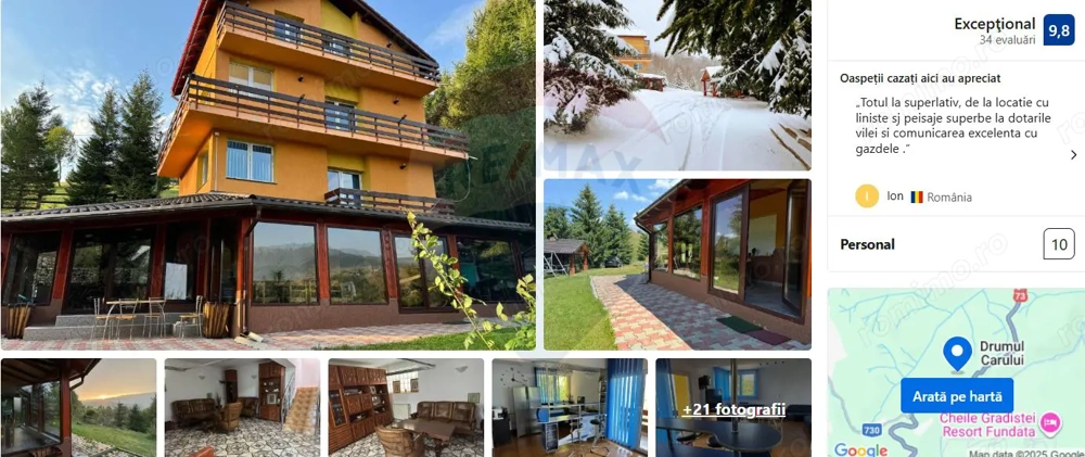 Casa/vila vânzare în Moieciu de jos, Sat. Drumul Carului 263 mp