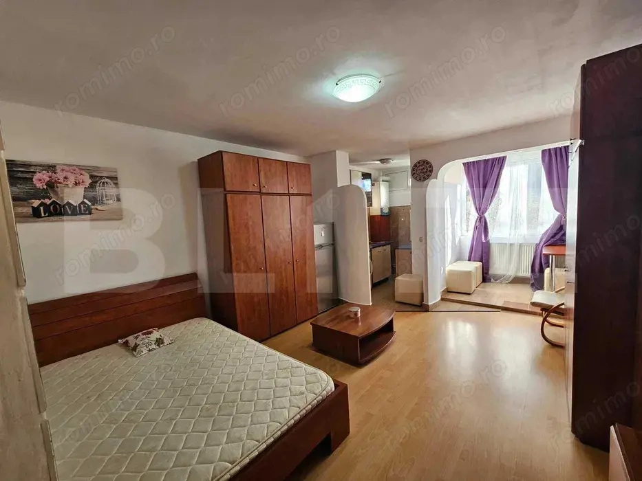 Garsoniera de inchiriat, parcare balcon, zona Gheorgheni