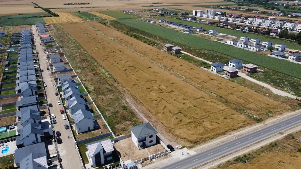 Teren Intravilan In Rate Com Berceni | utilitati: curent - gaz | #MG12