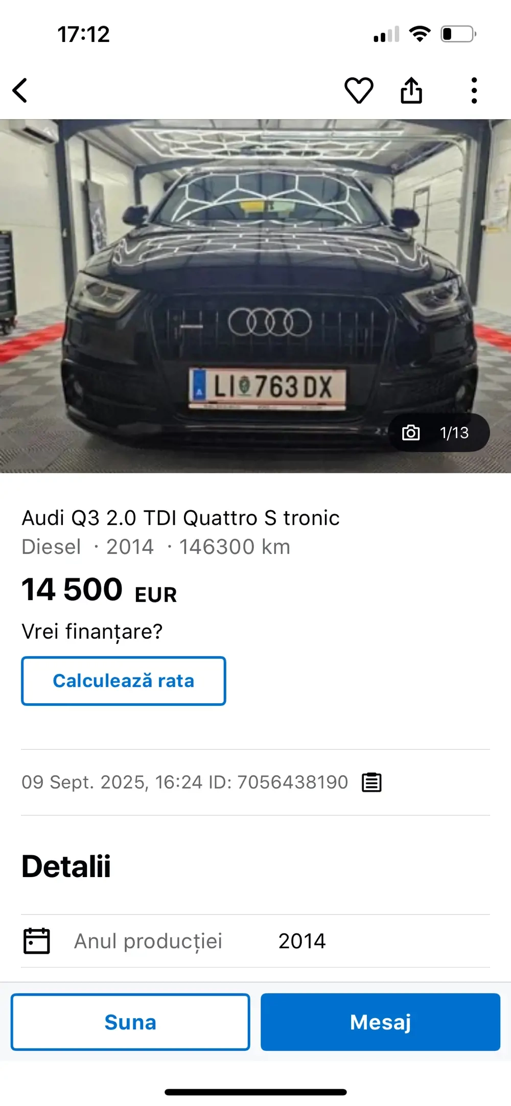 Audi Q3 2.0 TDI, 177 cp