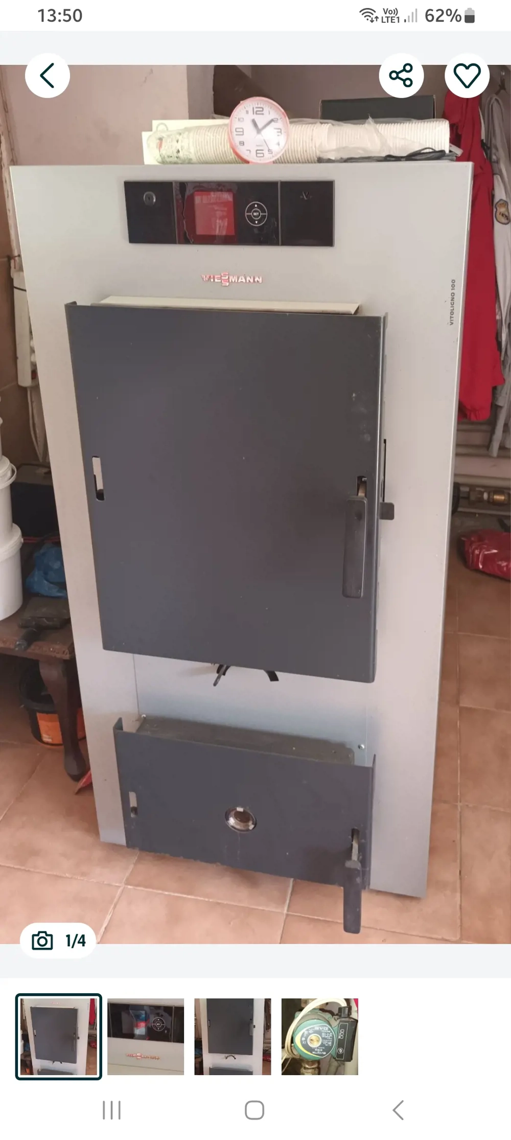 Centrala termica cu gazificare pe lemne 