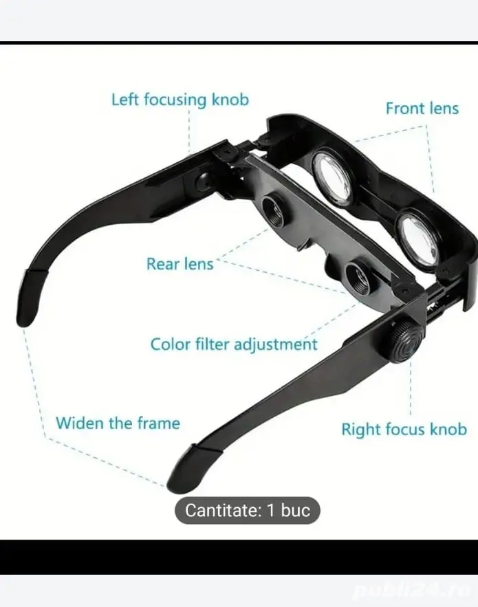 ochelari binoculari vederea lucrurilor de aproape