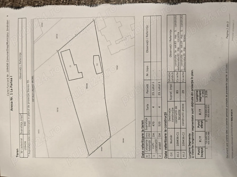 Vand teren intravilan