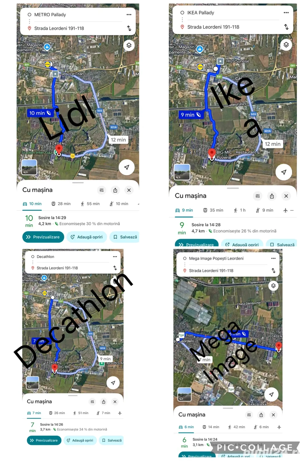 Teren intravilan 700mp cu o deschidere de 20m Popesti Leordeni pretabil casa afacere