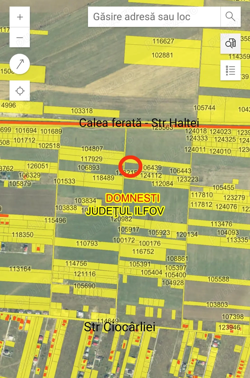 Teren Intravilan Domnesti, Ciocarliei